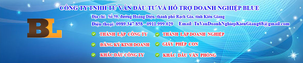 Đăng ký kinh doanh tại Kiên Giang